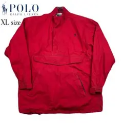 90s Polo Ralph Lauren アノラックパーカー　ハーフジップ