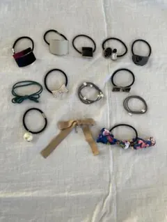 ヘアゴム13点　その他1点