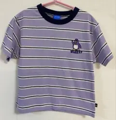 ディズニー　PIXAR ウィージー　刺繍ストライプTシャツストライプ Tシャツ
