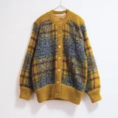 ★チョコ様専用 b 昭和レトロ ニット カーディガン ジャケット ヴィンテージ