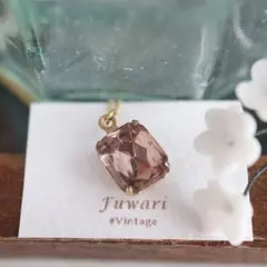 ヴィンテージスミレカラーネックレス/サマンサモスモス　アトリエナルセ