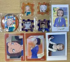 名探偵コナン展 鈴木園子＆京極真 缶バッジ パズル カード セット