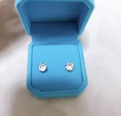 ✨ストーンキャッチゴールド 大粒 7mm ピアス✨のサムネイル