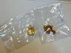 クリアマスコットチャーム リラックマ キイロイトリ めじるしアクセサリー ガチャ