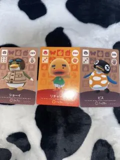 どうぶつの森 amiiboカード リチャード ショーイ ビス