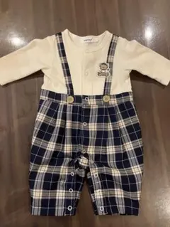 SLAP SLIP チェック柄ロンパース 70 きれいめ　フォーマル