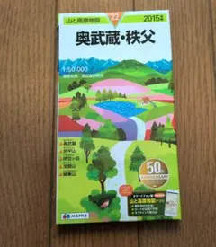 山と高原地図 22 奥武蔵・秩父 2015