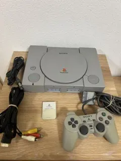 SONY PlayStation 本体 コントローラー&メモリーカード付き