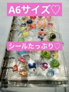 【本日限定価格】シール帳　完成品　おすそわけ ♡A6サイズ♡即購入◎