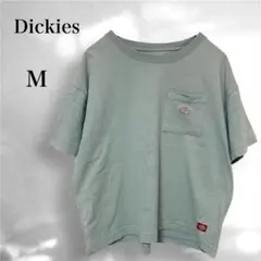 ディッキーズ ミントグリーン Tシャツ M シンプル 定番 ロゴワッペンポケットのサムネイル