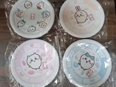4枚【コンプリート】ちいかわ くら寿司 コラボ ノベルティ お皿
