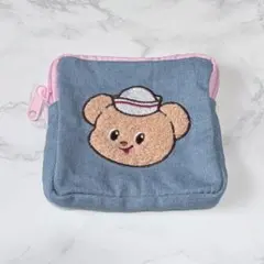 Butterbear ふわふわデニムポーチ(Little Sailor)