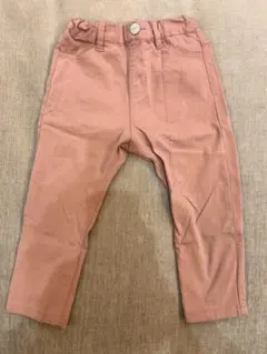 【美品】apres les cours くすみ　ピンク ロングパンツ 長ズボン