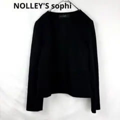 NOLLEY'S sophi ノーカラージャケット ブラックのサムネイル