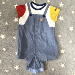 【美品】ミキハウス　ロンパースのサムネイル