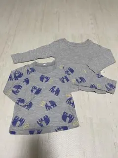 ＊お値下げ＊２枚セット＊長袖Ｔシャツ 90㎝＊西松屋＊