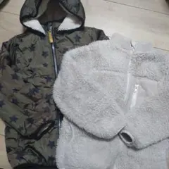 ボア　ジャケット　パーカー　アウター　120　セット