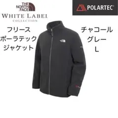 ノースフェイス　韓国　ホワイトレーベル　フリースジャケット　ポーラテック　グレー