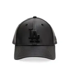 THECAP別注ブラックレザーキャップ ヤンキース 9FORTY ニューエラ