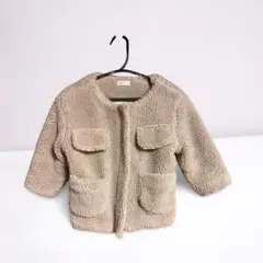YGM.KIDS ベージュ ボアジャケット 100cm 子供服