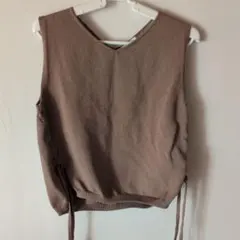 BEAUTY & YOUTH ブラウンニットベスト