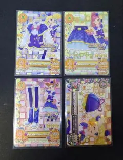 アイカツ！　2014年2弾　ノーマル　チョコポップスクープコーデ　4枚セット