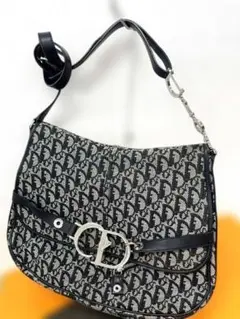 Christian Dior トロッター柄 ワンショルダーバッグ CD金具