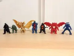 バンダイ　ゴジラ　初期　フィギュア　7体　セット　GODZILLA 可動式