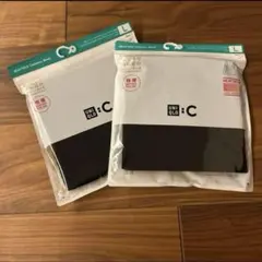 2点 ユニクロ / 極暖ヒートテックカシミヤブレンドクルーネックT（黒　L）