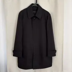 ＊P.S.FA 無地ステンカラーコート 脱着ライナー付き ブラック Mサイズ＊