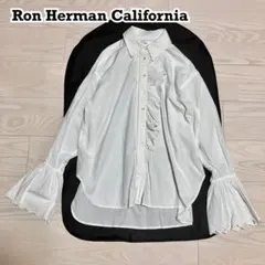 【美品】Ron Herman California フリル　ピンタックブラウスのサムネイル