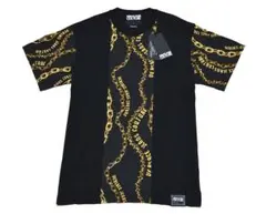 【新品】タグ付き L ヴェルサーチ VERSACE 高級ロゴ半袖Tシャツ 特価のサムネイル