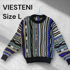 VIESTENI 3Dニット 古着ヴィンテージ セーター ウール100%