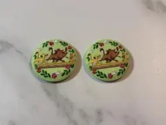 ディズニー刺繍缶バッチライオンキング3個セット