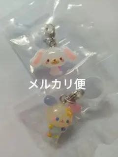 サンリオキャラクターズ ゆるっとめじるしアクセサリー　　　ウサハナ＆しろうさ