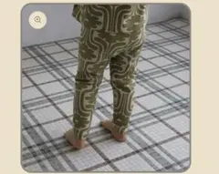 【即日配送】semon pattern leggings flower 80