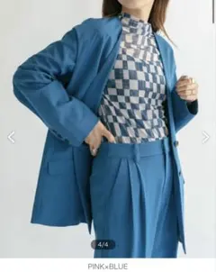 KBF チェッカープリントシアーカットソー