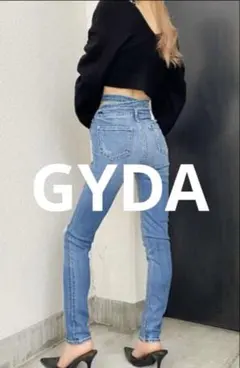 GYDA バッククロスデニム スキニーパンツ