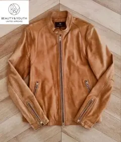 BEAUTY&YOUTH スエードシングルライダース M 2025年最新】BEAUTY&YOUTH UNITED ARROWS メンズ シングルライダースの