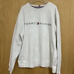 良品✨TOMMY HILFIGER トレーナー プルオーバー 裏起毛 ロゴ L