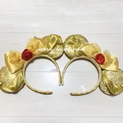 ベル 美女と野獣 カチューシャ 2個セット ディズニー 40周年 ランド