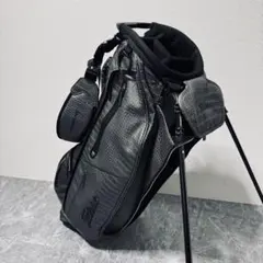 希少 Titleist メルセデス・ベンツ キャディバッグ グレー クロコ型