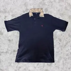 【美品】BURBERRY LONDON ポロシャツ ネイビー Mサイズ 赤ロゴ 美品】BURBERRY LONDON ポロシャツ ネイビー Mサイズ 赤ロゴ - メルカリ
