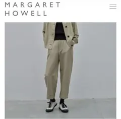VISCOSE COTTON TWILL ワイドキュロットトラウザー Ⅱ - メルカリ