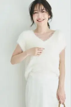 シャギーベスト