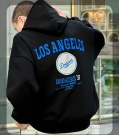 MLBメジャーリーグLOS ANGELES Dodgers プルオーバーパーカー