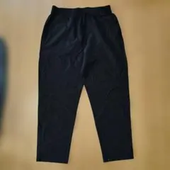 【未使用】ストレートパンツ ブラック　ウェストゴム3XL 軽量 薄手 レディース