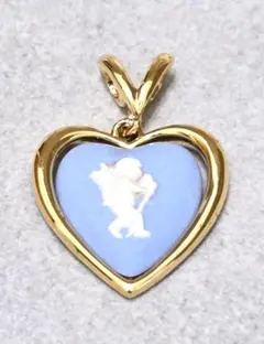 WEDGWOOD ウェッジウッド カメオ ハートネックレストップ　C2794