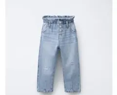 ZARA リップド デニム パンツ　　キッズ