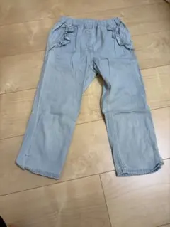 moujonjonライトブルー ハーフパンツ 130